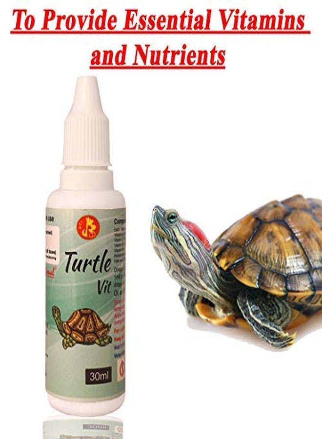 رعاية الحيوانات الأليفة الدولية بيت كير إنترناشونال (PCI) تيرتل آي-كير وقطرات تيرتل فيت لعلاج تورم والتهاب وإصابة العين وللفيتامينات والمعادن الأساسية لصحة السلاحف (مجموعة) (30 مل) - Image 3